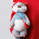 Otter Stuffed Animal Plush Toy with Movable Joints, Otter Plushies