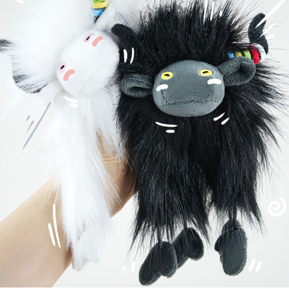 Fluffy Yak Stuffed Animal Plush Toy, Wild Ox Plushies