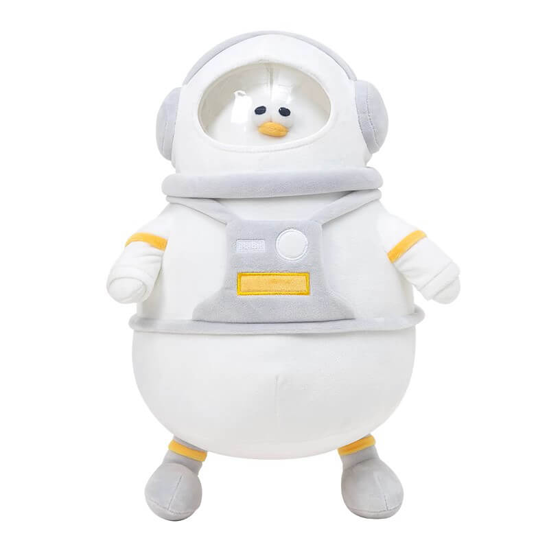 Chubby Astronaut Seagull Stuffed Animal Plush Toy