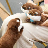 Cute Eurasian Otter Stuffed Plush Slap Bracelet, Otter Plushies