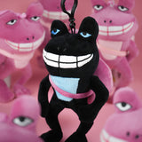Luck Frog Plush Bag Charm, Kawaii Animal Keychain