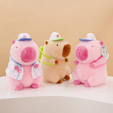 Cute Capybara Plush Toy with Backpack, Kawaii Capybara Stuffed Animal Plushie