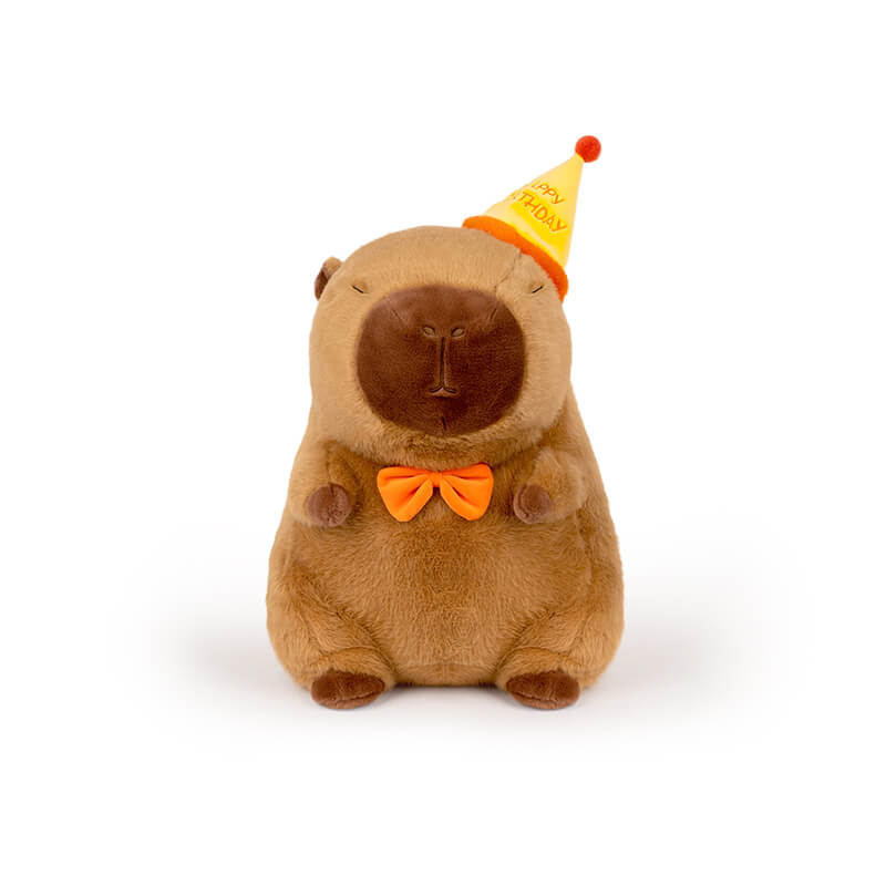 Birthday Capybara Stuffed Plush Toy, Capybara Plushies