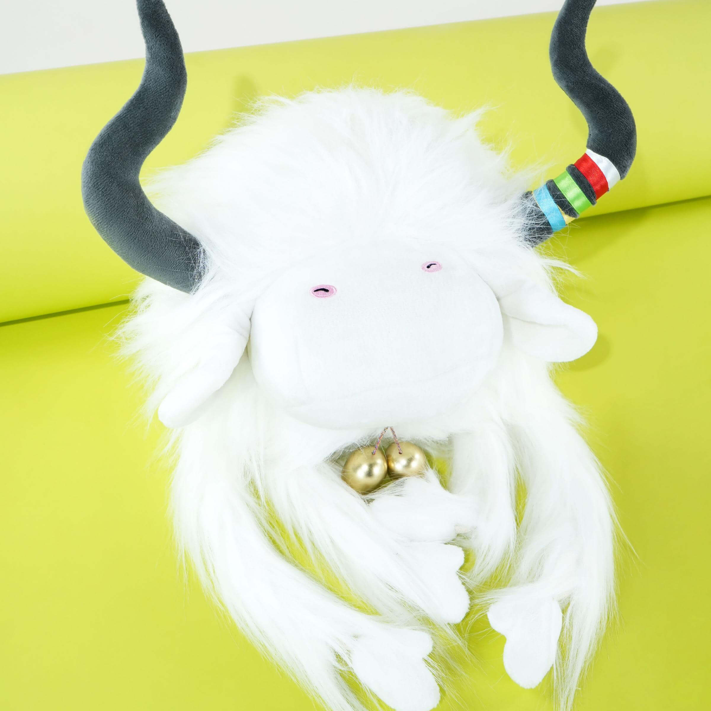 Fluffy Yak Stuffed Animal Plush Toy, Wild Ox Plushies