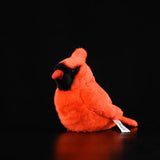 Realistic Northern Cardinal Bird Stuffed Animal Plush Toy