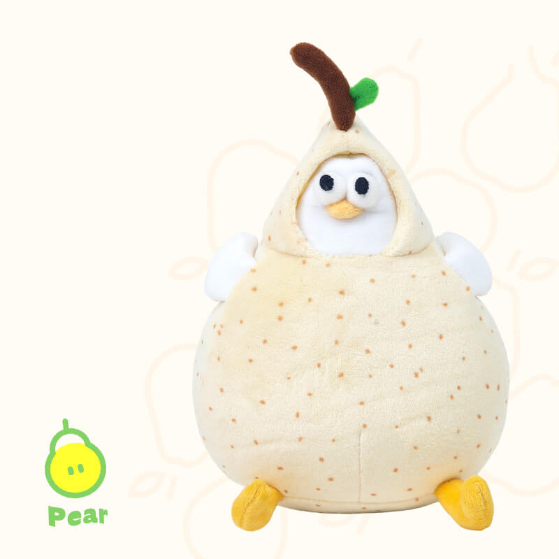 Chubby Vegetable Seagull Stuffed Animal Plush Toy