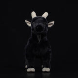 Realistic Black Goat Stuffed Animal Plush Toy