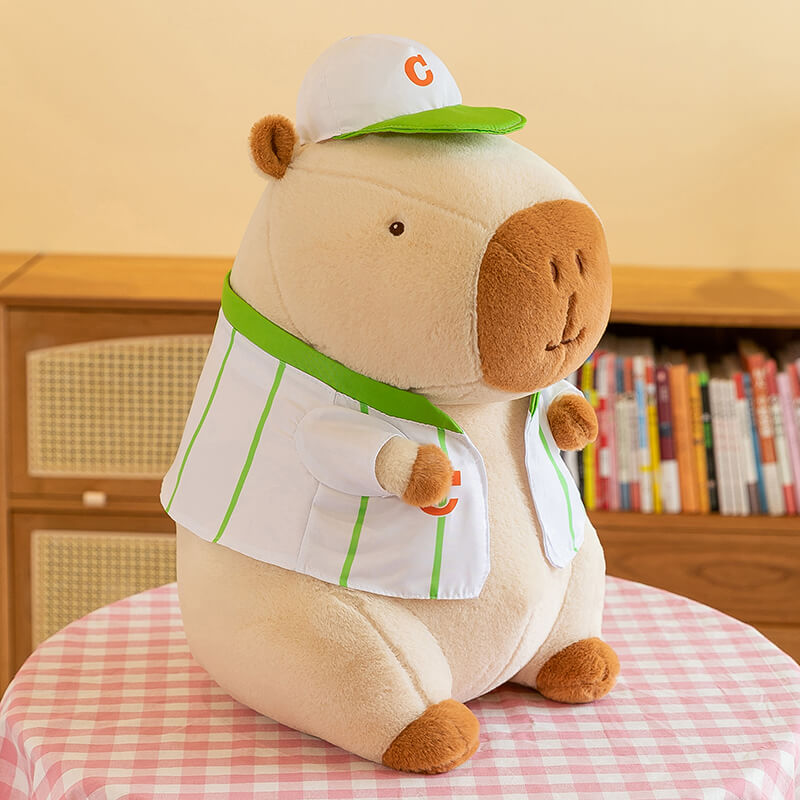 Cute Capybara Plush Toy with Backpack, Kawaii Capybara Stuffed Animal Plushie
