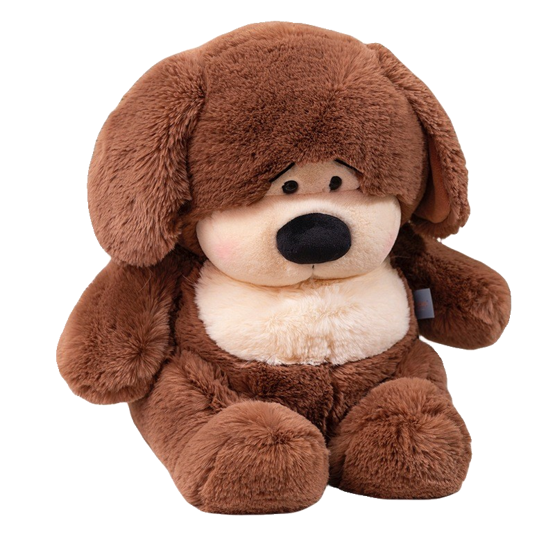 Sad Dog Stuffed Animal Plush Toy, Dog Hugging Pillow