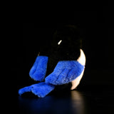 Realistic Eurasian Magpie Bird Stuffed Animal Plush Toy