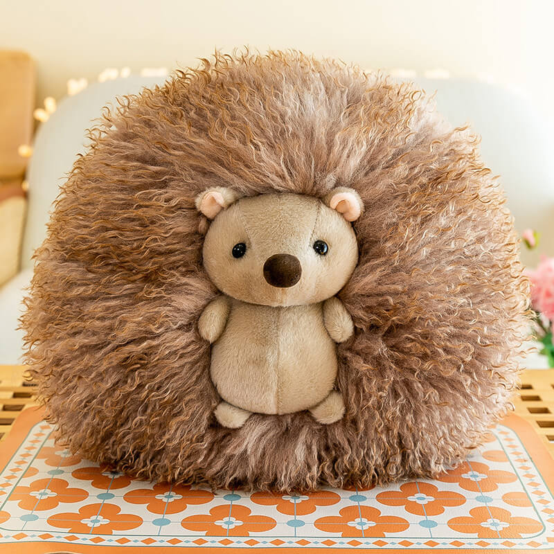 Fluffy Hedgehog Stuffed Animal Plush Toy, Animal Plushies
