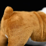 Realistic Bulldog Stuffed Animal Plush Toy, Lifelike Plushies