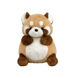 Chubby Stuffed Red Panda Plush Toy, Round Red Panda Plushies