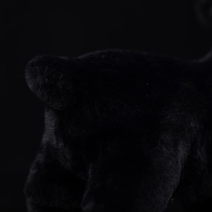 Realistic Black Goat Stuffed Animal Plush Toy