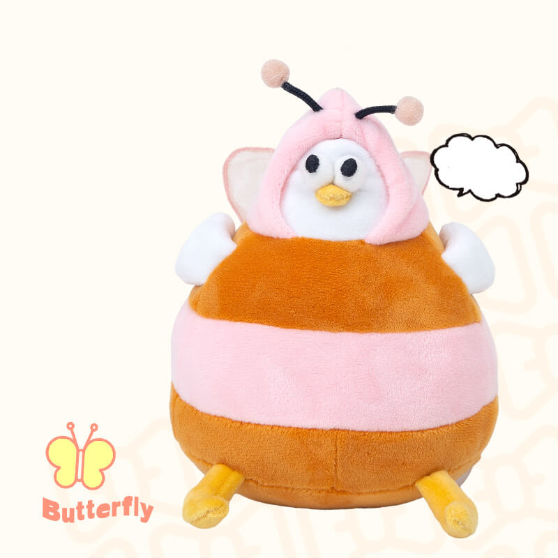 Chubby Vegetable Seagull Stuffed Animal Plush Toy