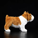 Realistic Bulldog Stuffed Animal Plush Toy, Lifelike Plushies