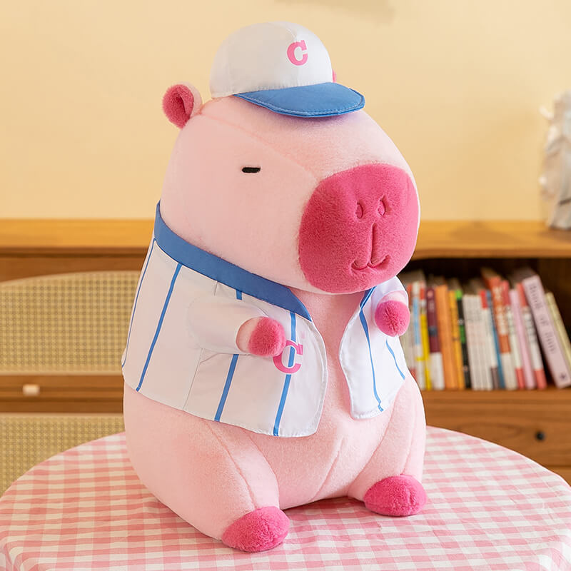 Cute Capybara Plush Toy with Backpack, Kawaii Capybara Stuffed Animal Plushie