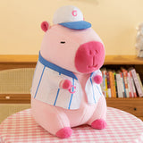Cute Capybara Plush Toy with Backpack, Kawaii Capybara Stuffed Animal Plushie