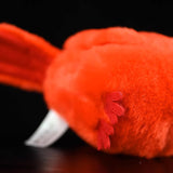 Realistic Northern Cardinal Bird Stuffed Animal Plush Toy