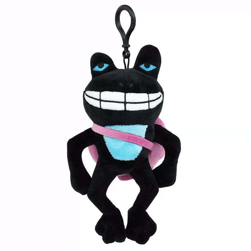 Luck Frog Plush Bag Charm, Kawaii Animal Keychain