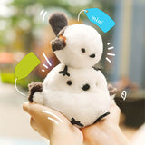 Cute Long-tailed Tit Bird Stuffed Plush Toy, Cute Bag Charm
