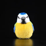 Realistic Eurasian Blue Tit Bird Stuffed Animal Plush Toy