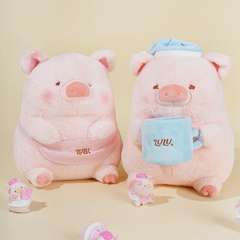 Cute Sleepy Pig Hugging Pillow, Stuffed Animal Plush