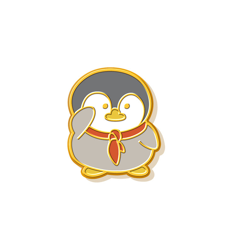 Cute Penguin Enamel Pin, Kawaii Animal Brooch