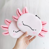 Cute Axolotl Zippered Coin Purses, Animal Money Bag