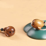 Handmade Sandalwood Seal Keychain