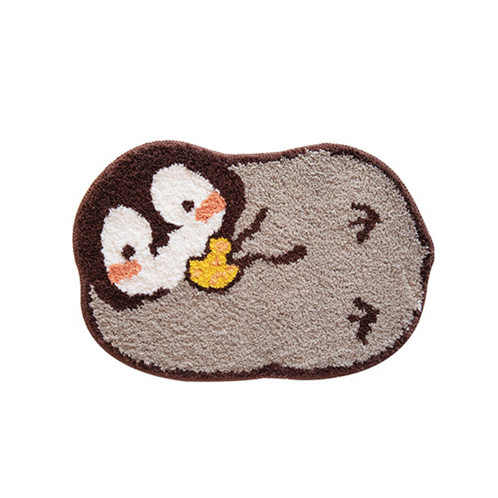 Cute Penguin Shaped Area Rug, Home Carpet