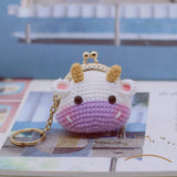 Handmade Crocheter Animal Bag Charm Keycharm