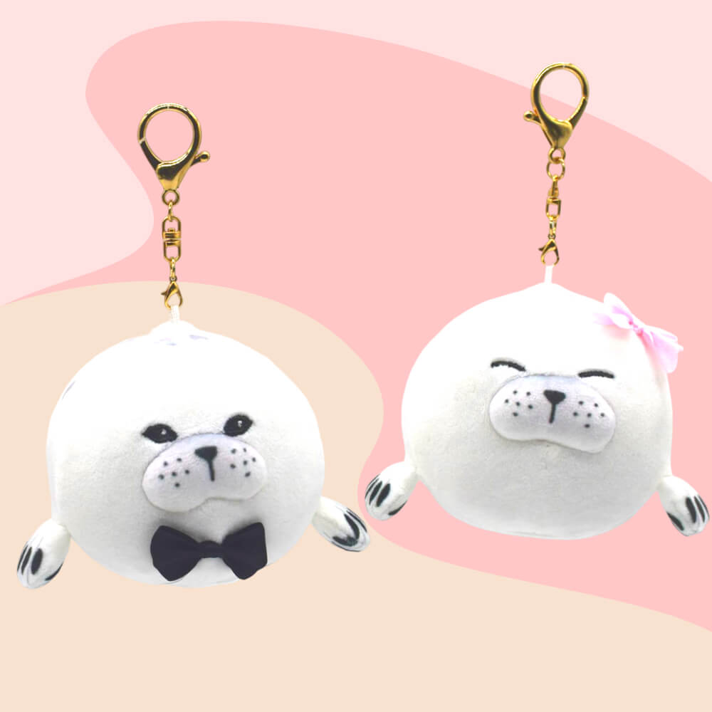 Cute Stuffed Seal Animal Plush Toy, Seal Plush Bag Charm
