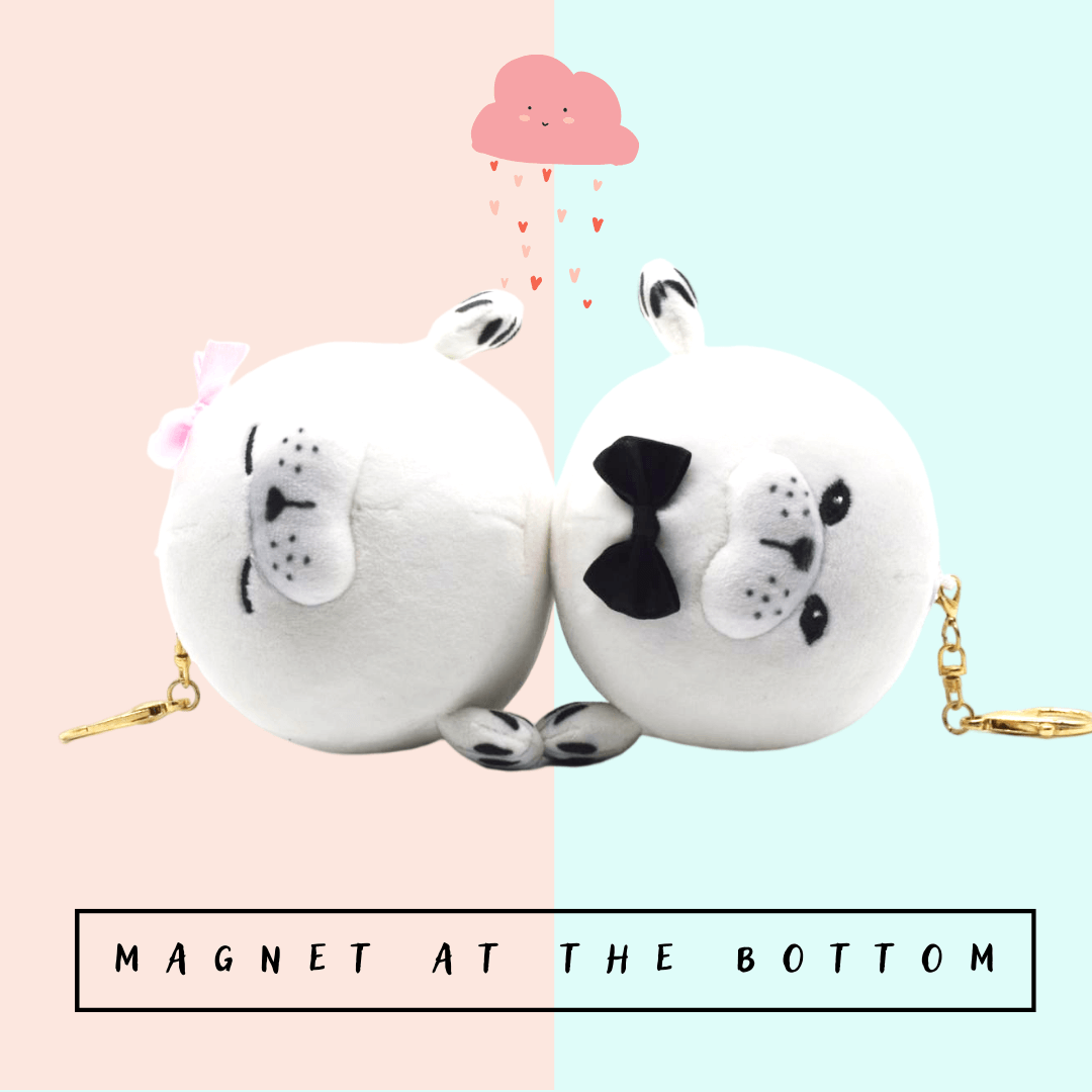 Cute Stuffed Seal Animal Plush Toy, Seal Plush Bag Charm