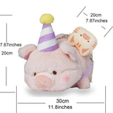 Adorable Party Pig Stuffed Animal Plush Toy