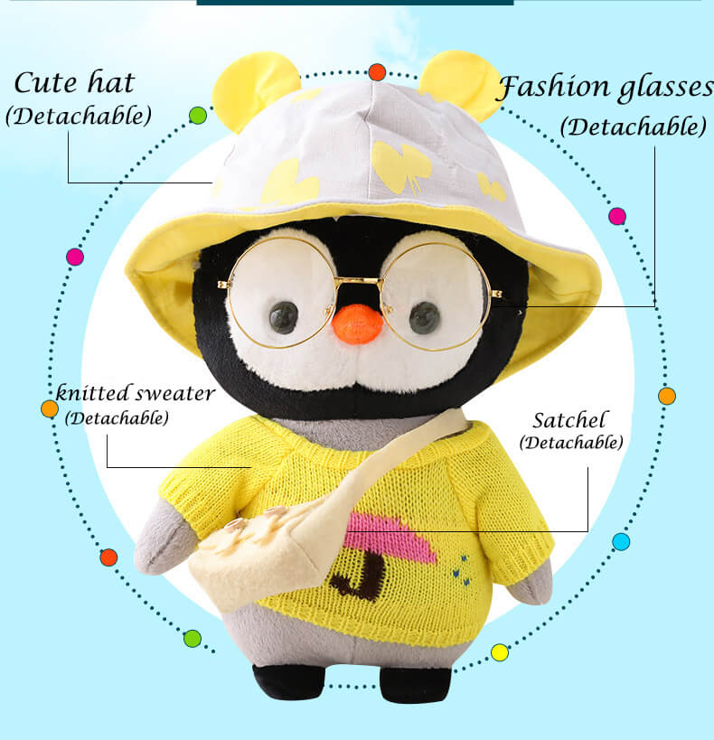 Cute Dress Up Penguin Stuffed Plush Toy