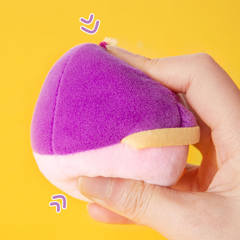 Cute Duck & Peanuts Stuffed Plush Bag Charm