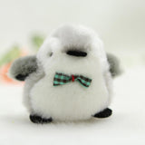 Cute Couple Penguin Keychain Bag Charm With Magnet