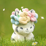 Cartoon White Tiger Stuffed Animal