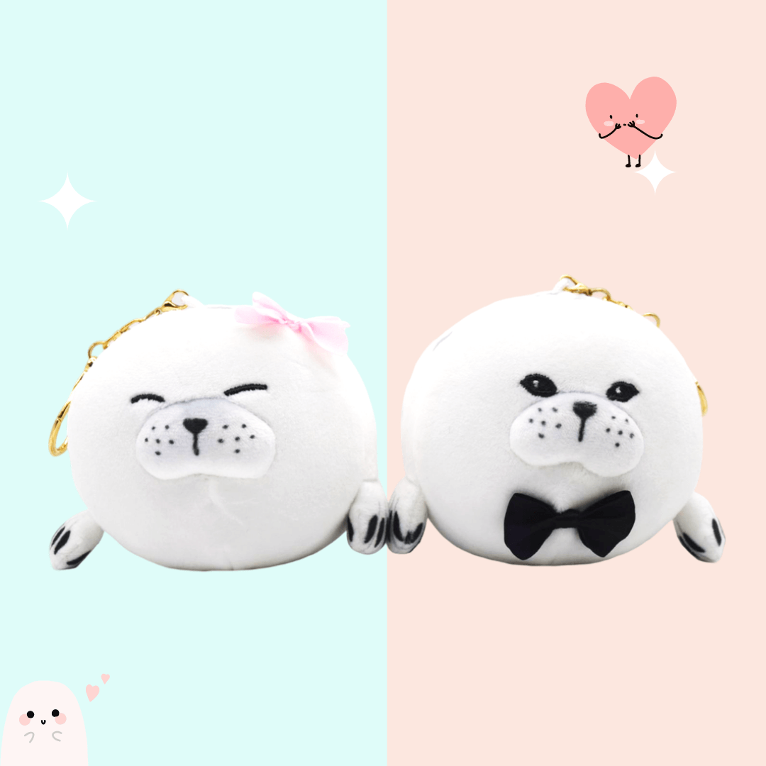 Cute Stuffed Seal Animal Plush Toy, Seal Plush Bag Charm