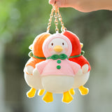 Cute Fruit Duck Stuffed Animal Bag Charm