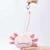 Cute Axolotl Zippered Coin Purses, Animal Money Bag