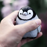 Handmade Carved Emperor Penguins Figurine