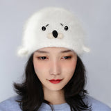 Hand-knitted Baby Seal Hat
