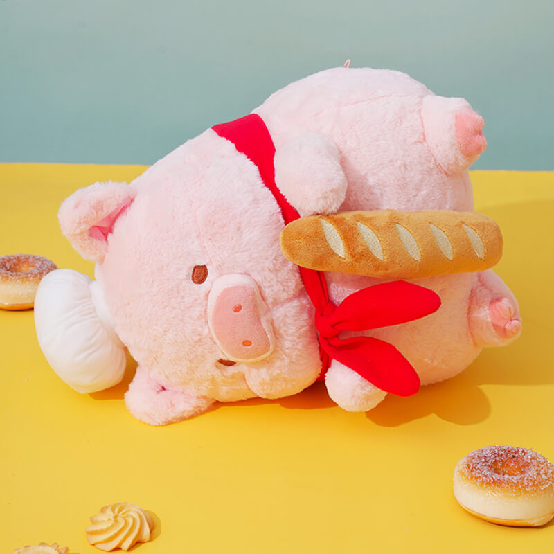 Cute Chef Pig Stuffed Animal Plush Toy