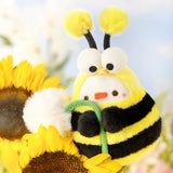 Cute Bee Plush Stuffed Bag Charm
