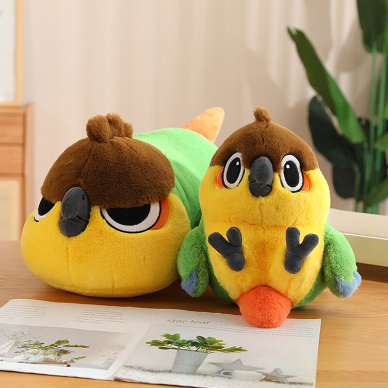 Cartoon Parrot Stuffed Animal Plush Toy, Bird Plushies
