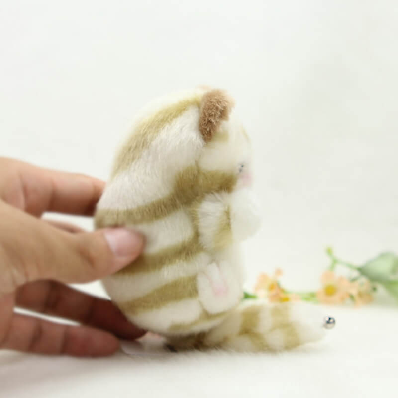 Cute Plush Cat Bag Charm, Stuffed Animal Keychain