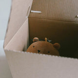 Chubby Bear Plush Bag Charm Stuffed Animal Keychain