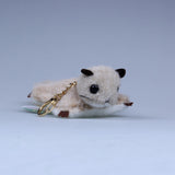Plush Flying Squirrel Bag Charm, Stuffed Animal Keychain